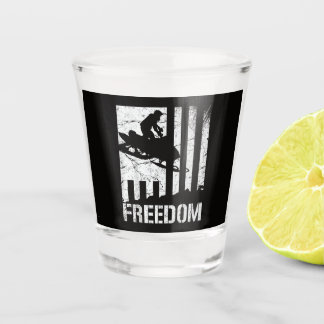 Vaso De Chupito Motonieve Motonieve Libertad Bandera