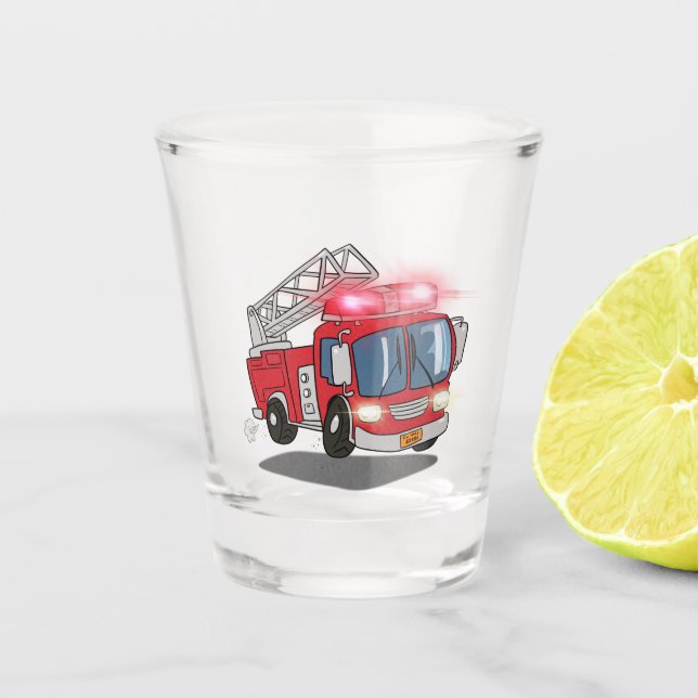 Vaso De Chupito Motor de fuego personalizado (Anverso)