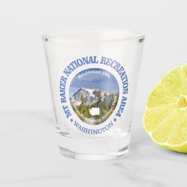 Vaso De Chupito Mount Baker NRA (Anverso)