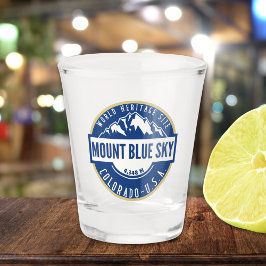 Vaso De Chupito Mount Blue Sky Colorado Elev 4348 m