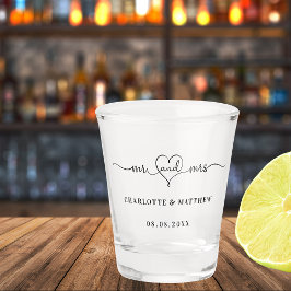 Vaso De Chupito Mr. mrs fiesta de boda de reciente boda