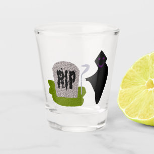 Vaso De Chupito Muerte en el Cementerio de Halloween