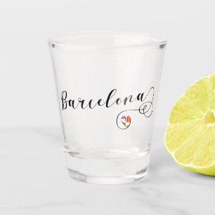 Vaso De Chupito Mug Heart Barcelona, Cataluña