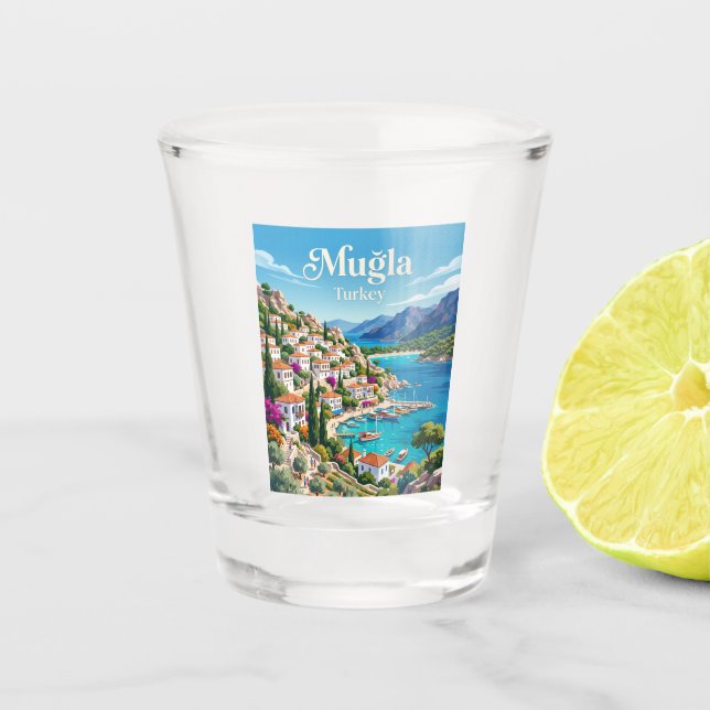 Vaso De Chupito Muğla Turquía (Anverso)