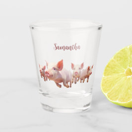Vaso De Chupito Mugre de cerdos personalizada