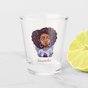 Vaso De Chupito Mujer africana elegante