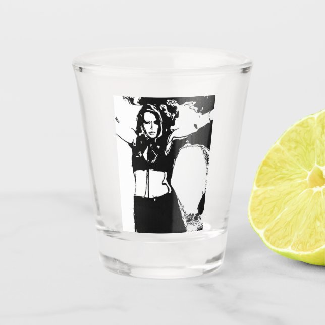 Vaso De Chupito Mujer Bruja (Anverso)