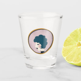 Vaso De Chupito Mujer en el espejo