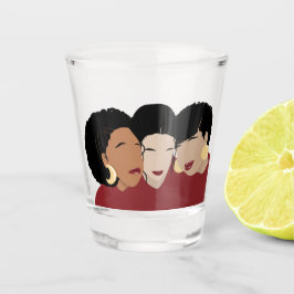 Vaso De Chupito Mujeres negras, hermanas amigas