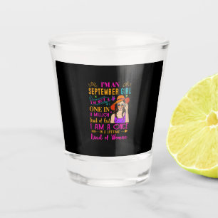 Vaso De Chupito Mujeres soy Chica de septiembre Regalo de cumple