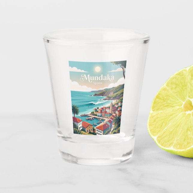 Vaso De Chupito Mundaka España (Anverso)