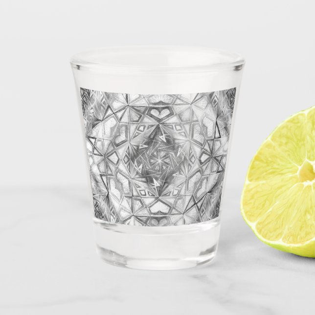 Vaso De Chupito Mundos Geométricos (Anverso)