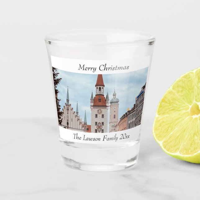 Vaso De Chupito Munich Personaliza el Mercado de Navidades de Alem (Anverso)