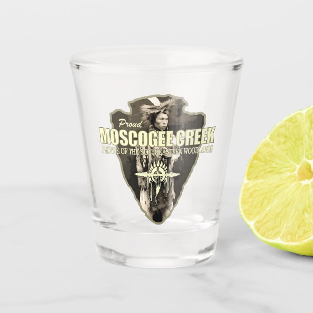 Vaso De Chupito Muscogee Creek (punta de flecha) (Anverso)