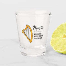 Vaso De Chupito música arpa , instrumentos, amantes