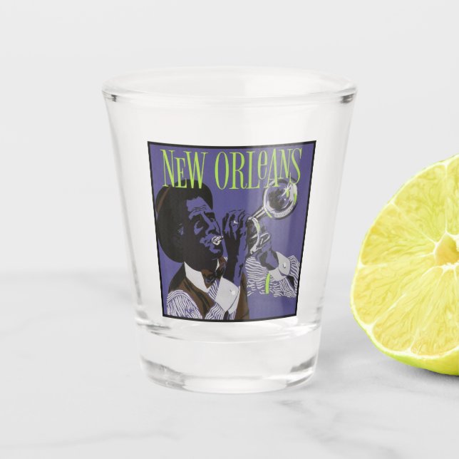 Vaso De Chupito Música de Nueva Orleans (Anverso)