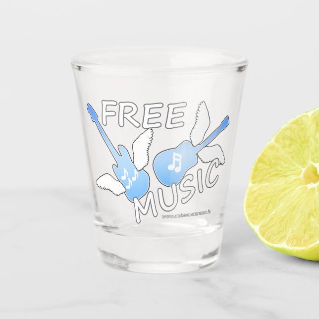 Vaso De Chupito Música gratis (Anverso)