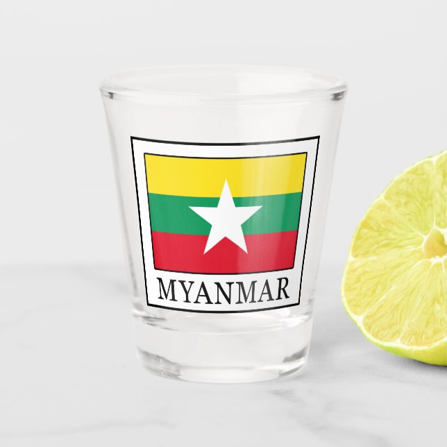 Vaso De Chupito Myanmar (Anverso)