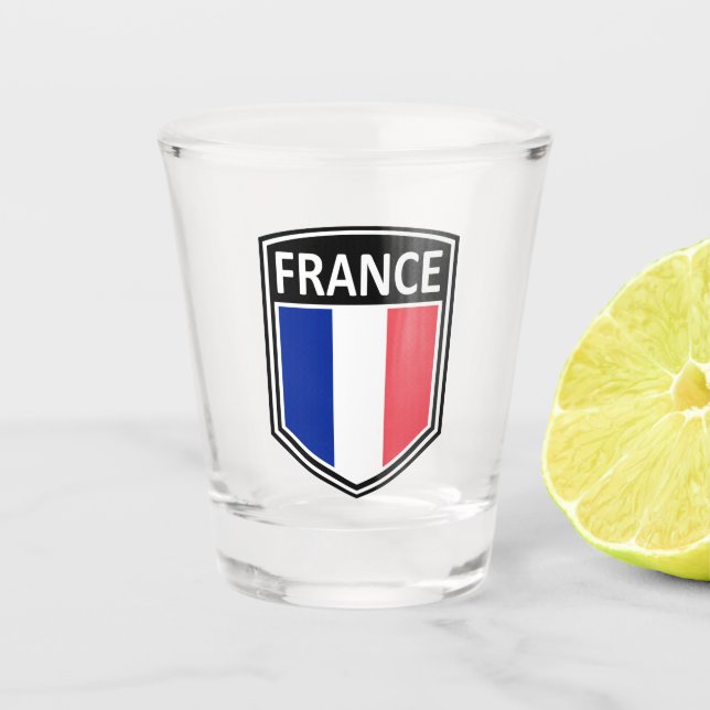Vaso De Chupito Nacional - Francia (Anverso)