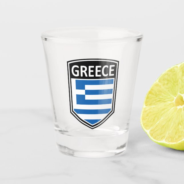 Vaso De Chupito Nacional - Grecia (Anverso)