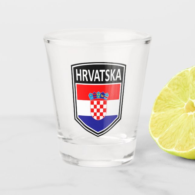 Vaso De Chupito Nacional - Hrvatska (Anverso)