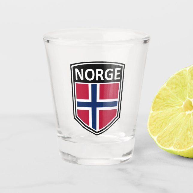 Vaso De Chupito Nacional - Norge (Anverso)