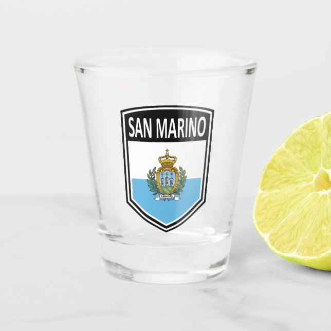 Vaso De Chupito Nacional - San Marino (Anverso)