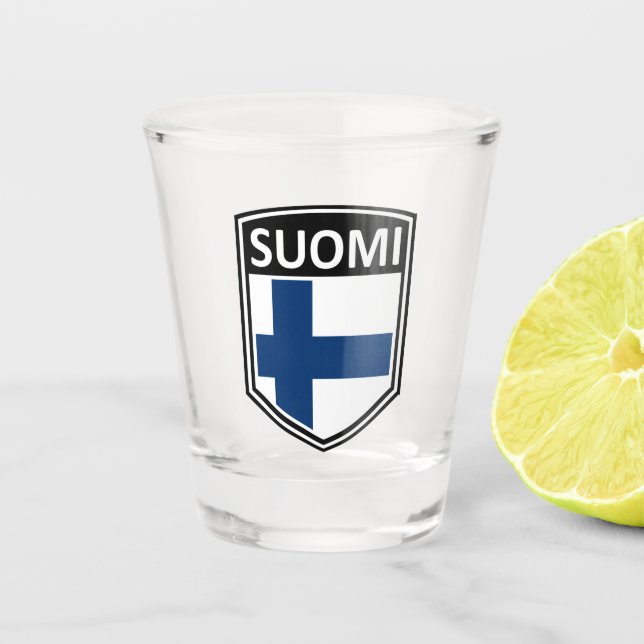 Vaso De Chupito Nacional - Suomi (Anverso)