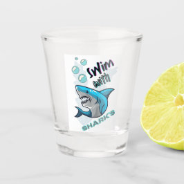 Vaso De Chupito nadar con tiburones