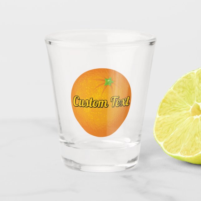 Vaso De Chupito Naranja (Anverso)