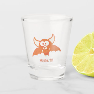 Vaso De Chupito Naranja Bat - Austin, TX