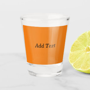 Vaso De Chupito Naranja Crear su propio Personalizado de añadir te