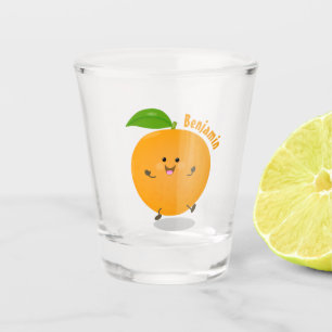 Vaso De Chupito Naranja de danza dulce cítricos