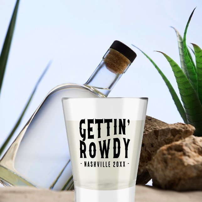 Vaso De Chupito Nashville Bachelorette Party Personalizado Get Row (Subido por el creador)