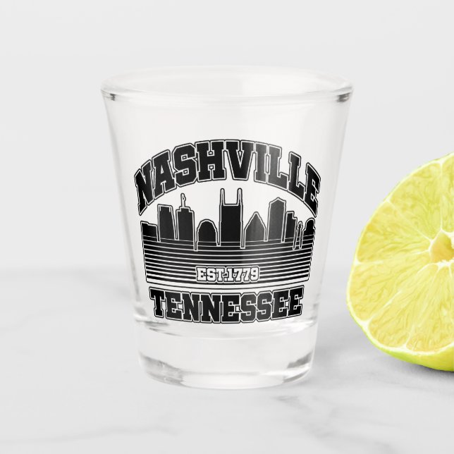 Vaso De Chupito Nashville, Tennessee (Anverso)