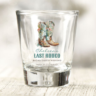 Vaso De Chupito Nashville Último Rodeo Boots Bachelorette Party