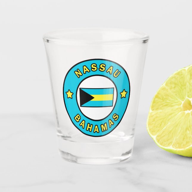 Vaso De Chupito Nassau Bahamas (Anverso)