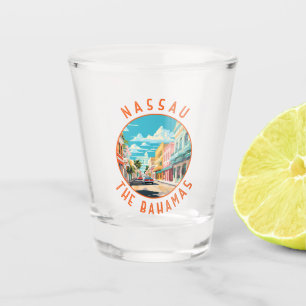 Vaso De Chupito Nassau Bahamas Viaja por arte