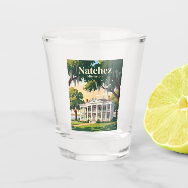 Vaso De Chupito Natchez Mississippi (Anverso)