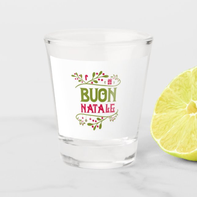 VASO DE CHUPITO **NAVEGACIÓN DE BOÓN** FEROSAS NAVIDAD (Anverso)