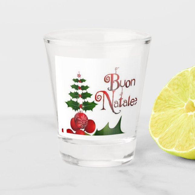 VASO DE CHUPITO **NAVEGACIÓN DE BOÓN** FEROSAS NAVIDAD (Anverso)