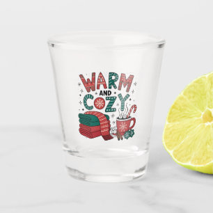 Vaso De Chupito Navidad Cálida Y Acogedora Chocolate Caliente 