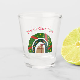 Vaso De Chupito Navidades arcoiris con presente