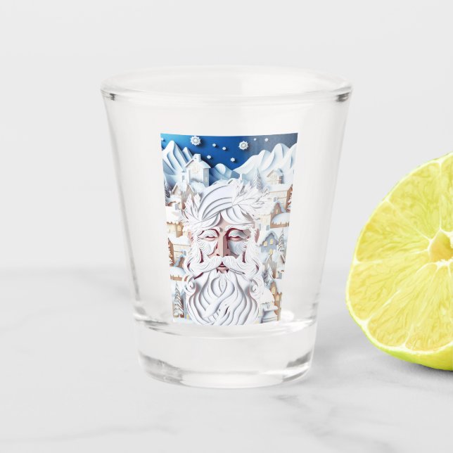 VASO DE CHUPITO NAVIDADES BLANCOS (Anverso)