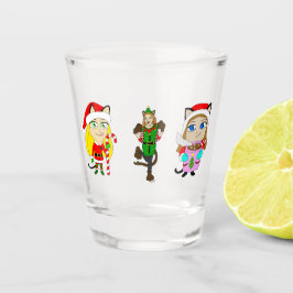 Vaso De Chupito Navidades Catgirls