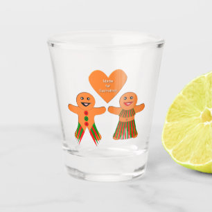 Vaso De Chupito Navidades Cuidados Gingerbread Pareja
