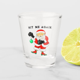 Vaso De Chupito Navidades de boxeo con vidrio caliente