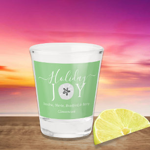 Vaso De Chupito Navidades de fotografía Nautical Sage Green Sand D