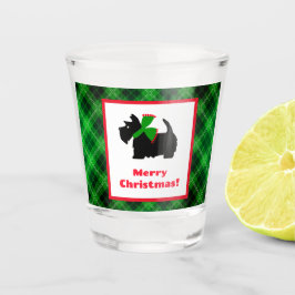Vaso De Chupito Navidades de Tartan Plaid