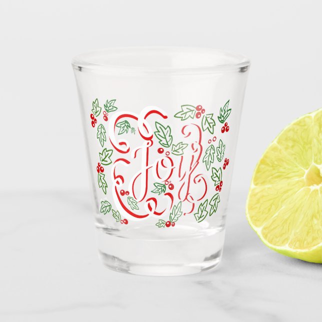 Vaso De Chupito Navidades de vacaciones festivos JUEGO Script (Anverso)